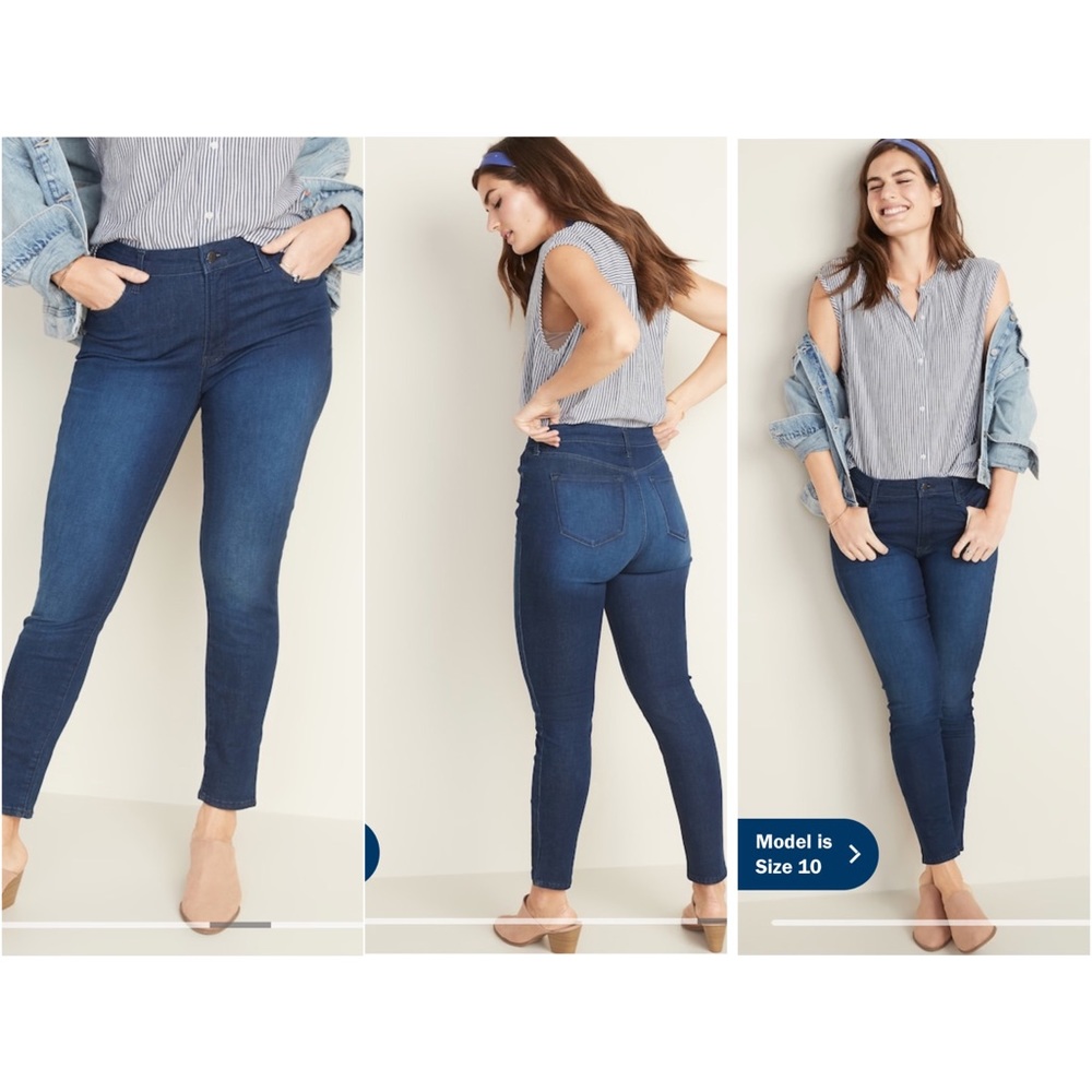 NWT Old Navy Rockstar Mid-Rise Sculpt Jeans